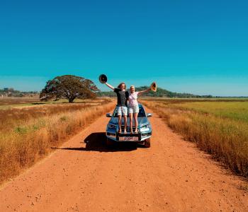 Driving in NT Outback