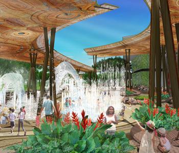 Darwin Civic and State Square Mockup