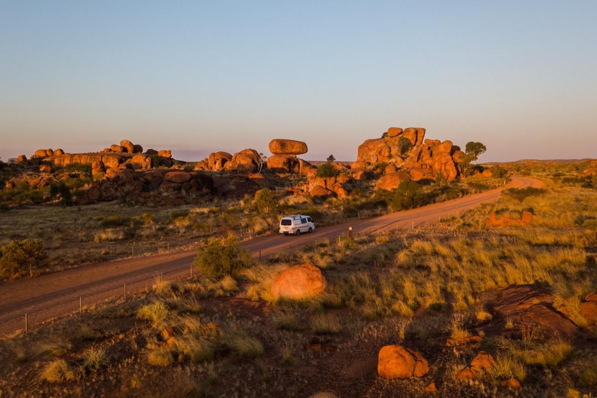 Travelling to Karlu Karlu - Tourism NT/Jason Van Miert