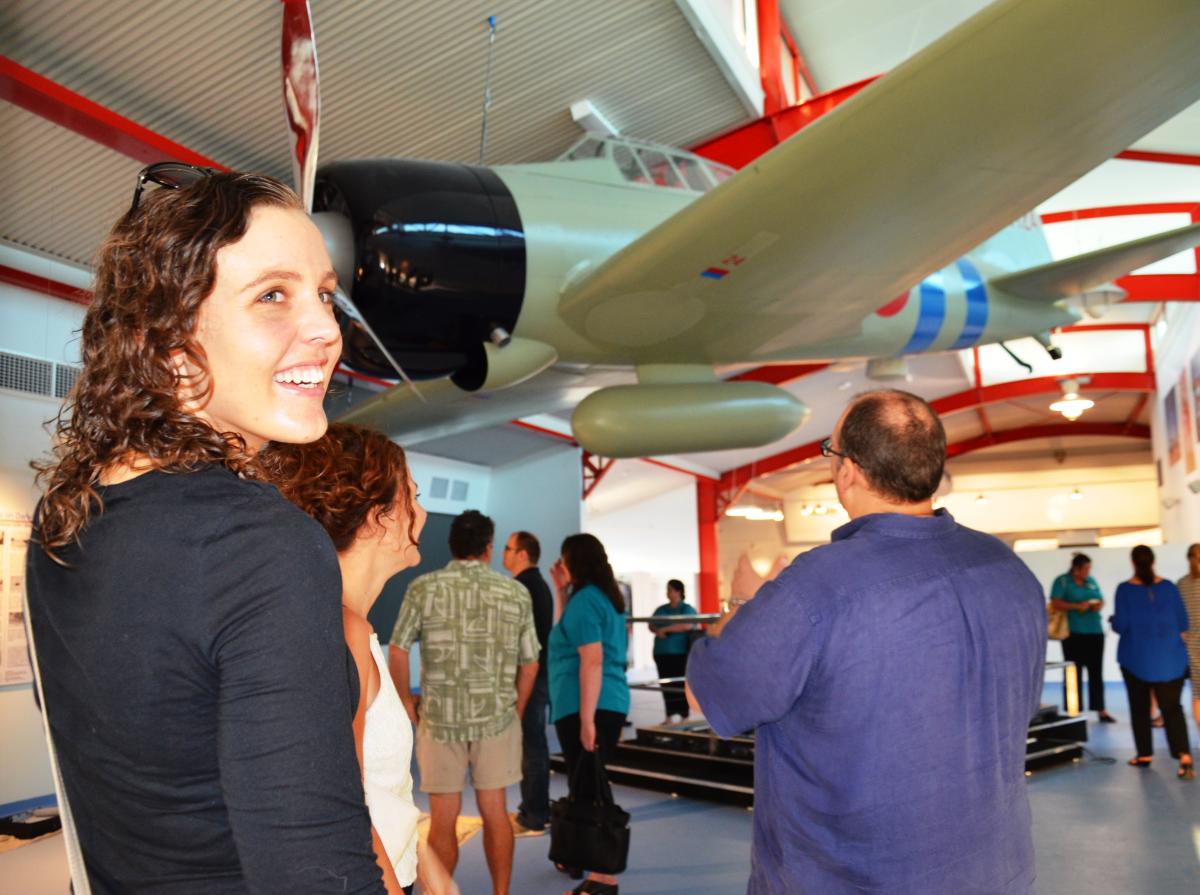 Bomber Plane at the Royal Flying Doctor Service Tourist Attraction