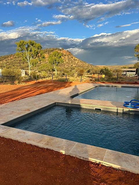 New swimming pool